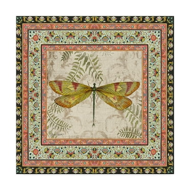Trademark Fine Art 'Bohemian Dragonfly 3' Canvas Art by Jean Plout