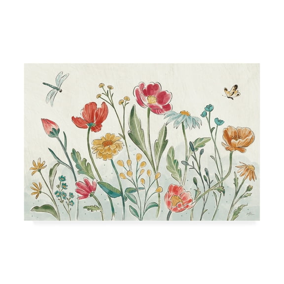 Trademark Fine Art 'Boho Field I' Canvas Art by Janelle Penner