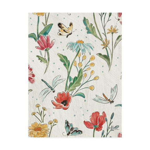 Trademark Fine Art 'Boho Field Pattern VA' Canvas Art by Janelle Penner