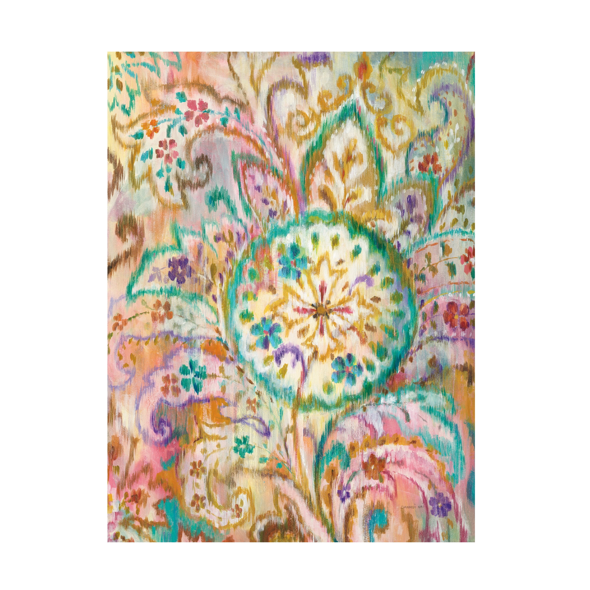 Trademark Fine Art 'Boho Paisley I' Canvas Art by Danhui Nai