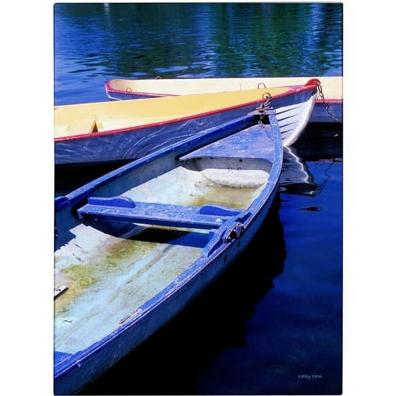 Trademark Fine Art 'Bois de Boulogne Boats' Canvas Art by Kathy Yates