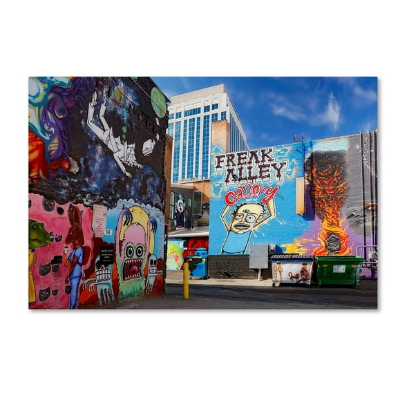 Trademark Fine Art 'Boise Freak Alley' Canvas Art by Mike Jones Photo