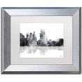 thumbnail image 1 of Trademark Fine Art "Boise Idaho Skyline BG-1" Canvas Art by Marlene Watson, White Matte, Silver Frame, 1 of 4