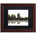 thumbnail image 1 of Trademark Fine Art "Boise Idaho Skyline II" Canvas Art by Marlene Watson Black Mat, Wood Frame, 1 of 5