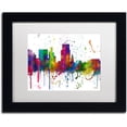 thumbnail image 1 of Trademark Fine Art "Boise Idaho Skyline Mclr-1" Canvas Art by Marlene Watson, White Matte, Black Frame, 1 of 4