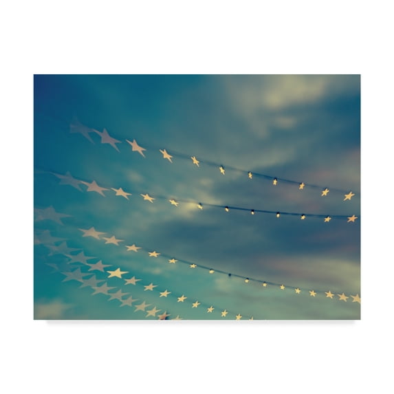 Trademark Fine Art 'Bokeh Stars I' Canvas Art by Sonja Quintero