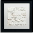 thumbnail image 1 of Trademark Fine Art "Bon Mots I" Canvas Art by Color Bakery White Matte, Black Frame, 1 of 4