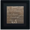 thumbnail image 1 of Trademark Fine Art "Bon Mots II" Canvas Art by Color Bakery Black Matte, Black Frame, 1 of 4