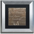 thumbnail image 1 of Trademark Fine Art "Bon Mots II" Canvas Art by Color Bakery Black Matte, Silver Frame, 1 of 1