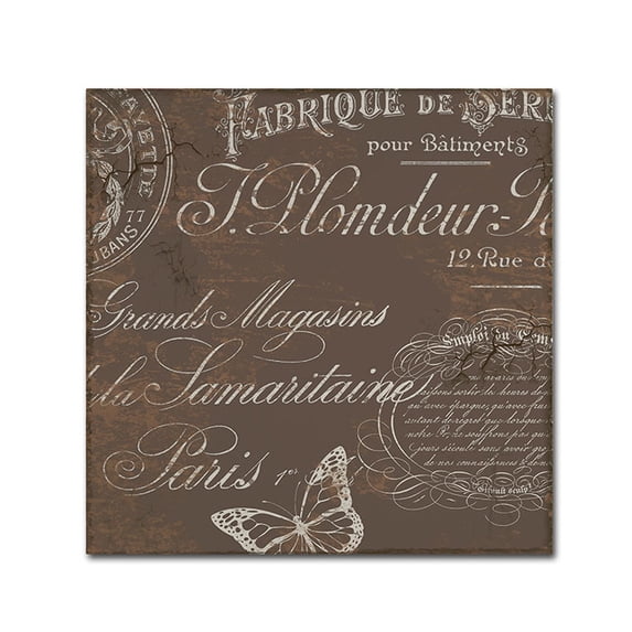 Trademark Fine Art "Bon Mots II" Canvas Art by Color Bakery