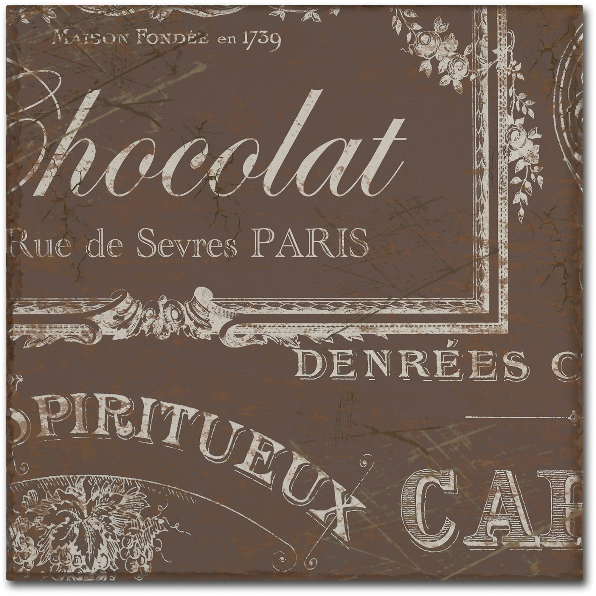 Trademark Fine Art "Bon Mots III" Canvas Art by Color Bakery