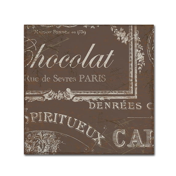 Trademark Fine Art "Bon Mots III" Canvas Art by Color Bakery