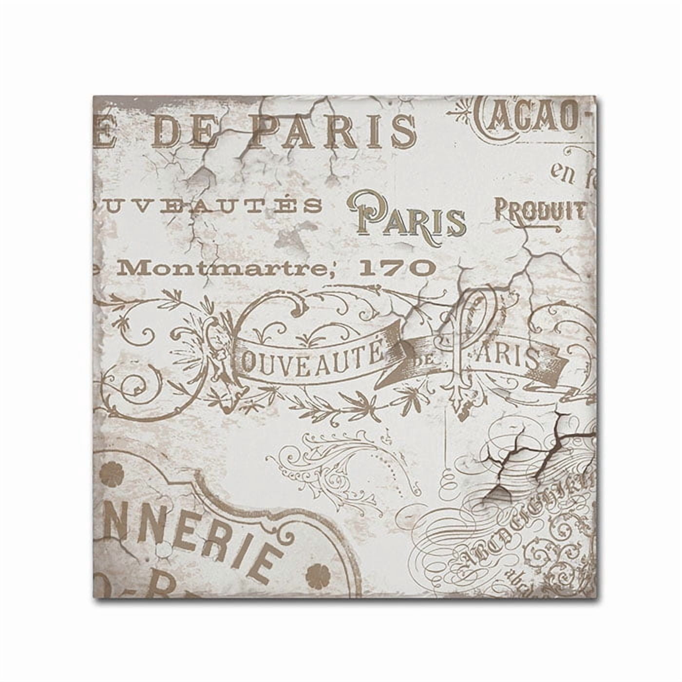 Trademark Fine Art "Bon Mots IV" Canvas Art by Color Bakery