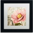 thumbnail image 1 of Trademark Fine Art "Bonjour Two" Canvas Art by Color Bakery White Matte, Black Frame, 1 of 1