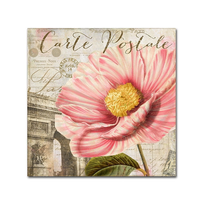 Trademark Fine Art "Bonjour Two" Canvas Art by Color Bakery