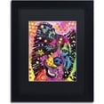 thumbnail image 1 of Trademark Fine Art "Border Collie 121109" Canvas Art by Dean Russo, Black Matte, Black Frame, 1 of 4