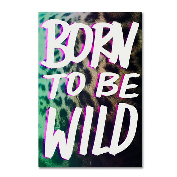 Trademark Fine Art "Born to be Wild 2" Canvas Art by Leah Flores