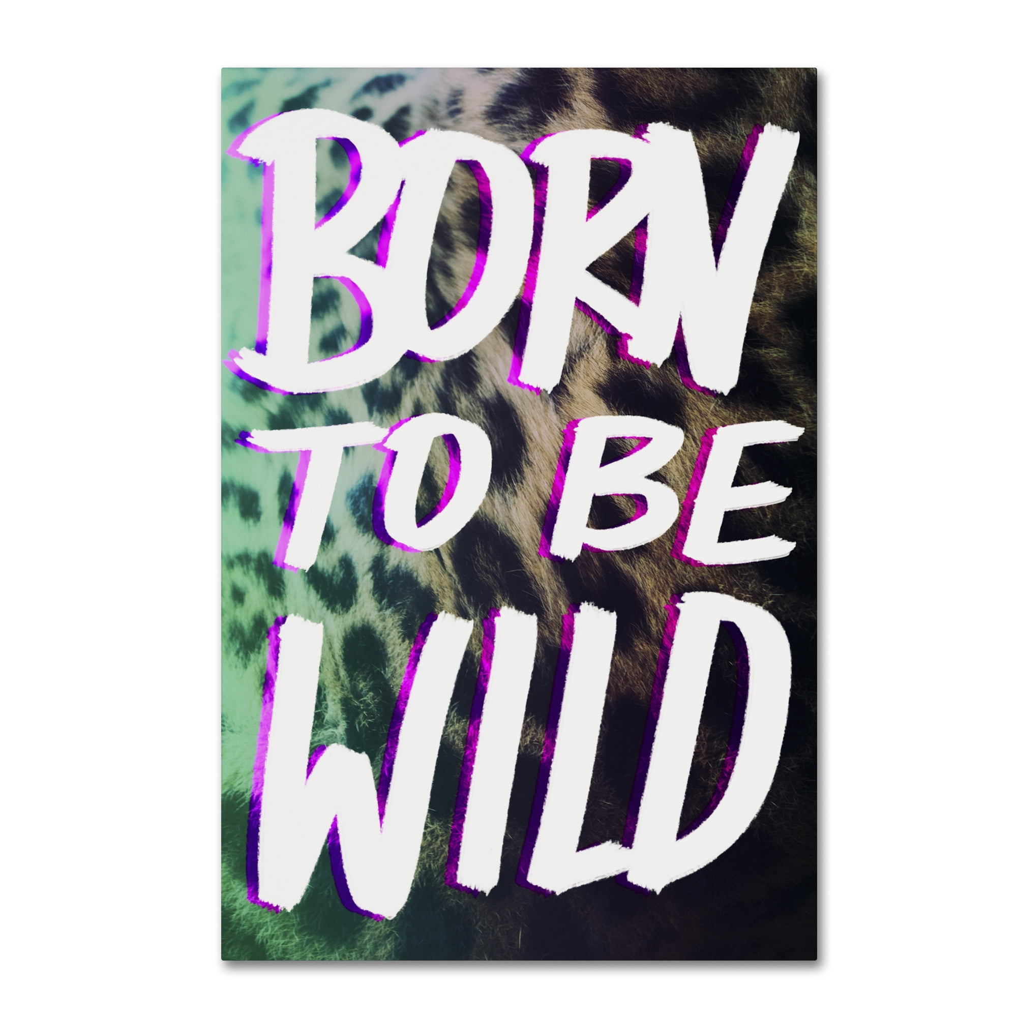 Trademark Fine Art "Born to be Wild 2" Canvas Art by Leah Flores