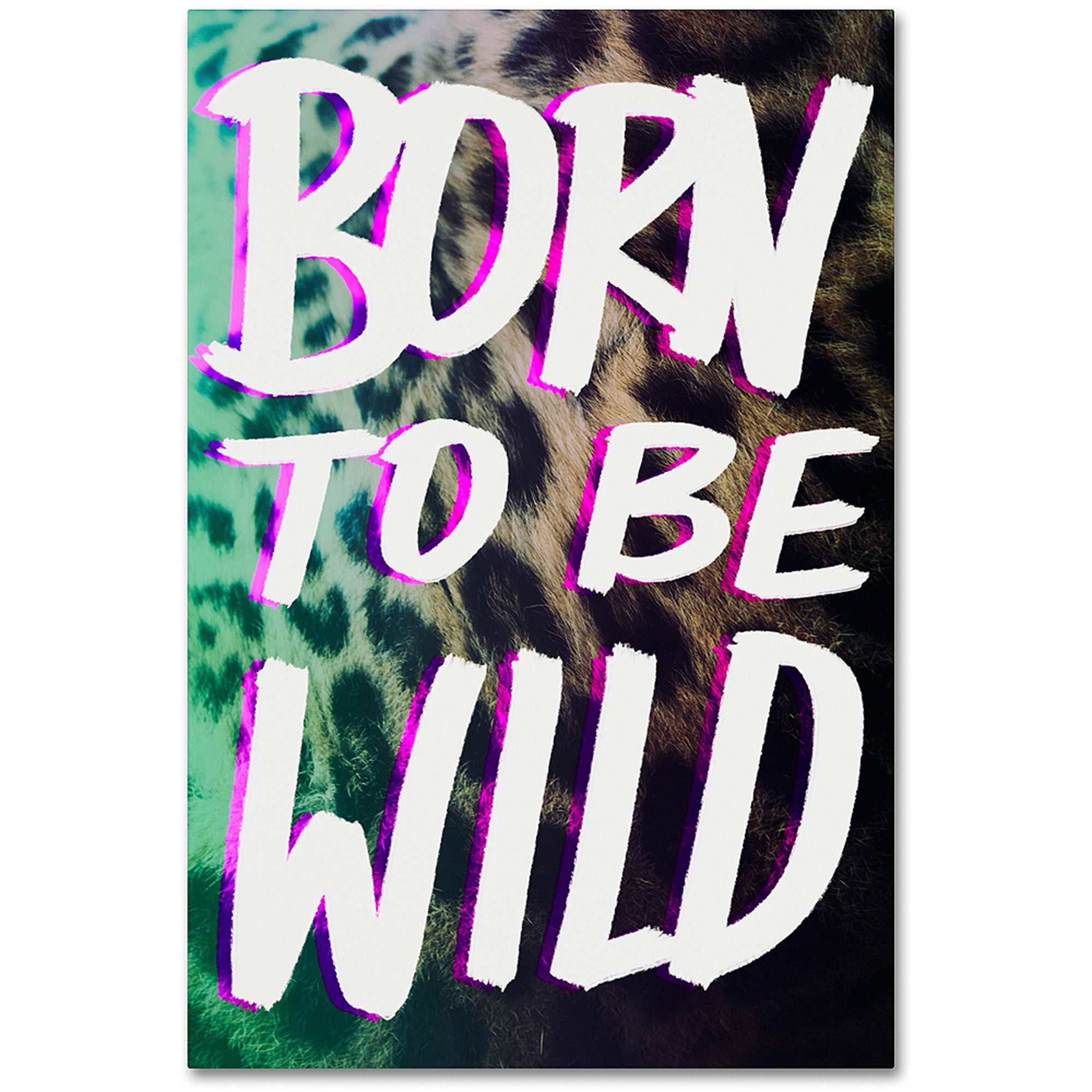 Trademark Fine Art "Born to be Wild 2" Canvas Art by Leah Flores