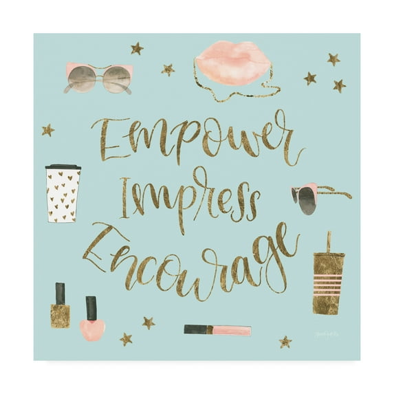 Trademark Fine Art 'Boss Ladies V Mint' Canvas Art by Jenaya Jackson