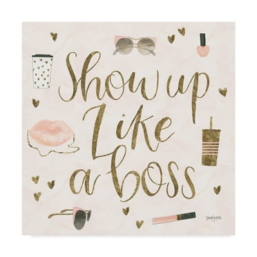 Trademark Fine Art 'Boss Ladies VII Pink' Canvas Art by Jenaya Jackson