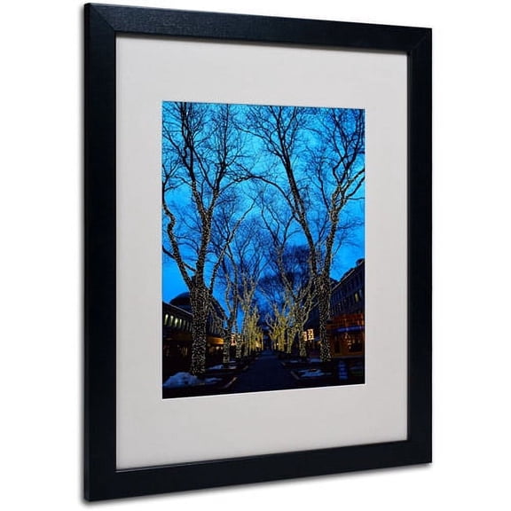 Trademark Fine Art "Boston 2" Matted Framed Art by CATeyes