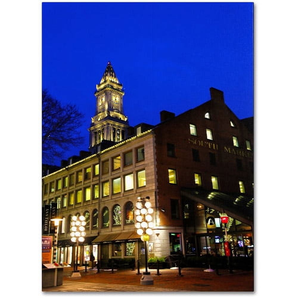 Trademark Fine Art "Boston 3" Canvas Art by CATeyes