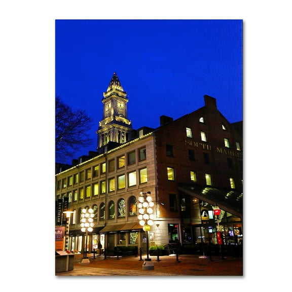 Trademark Fine Art "Boston 3" Canvas Art by CATeyes