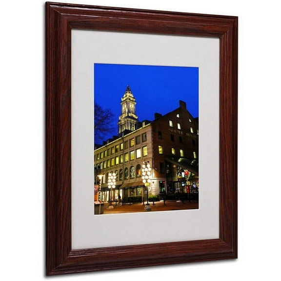 Trademark Fine Art "Boston 3" Matted Framed Art by CATeyes