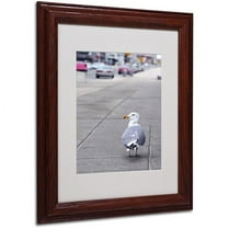 Trademark Fine Art "Boston 4" Matted Framed Art by CATeyes