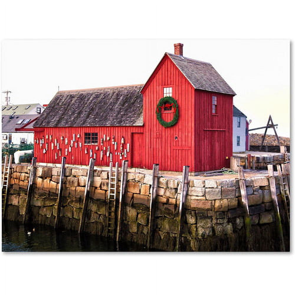 Trademark Fine Art "Boston 5" Canvas Art by CATeyes
