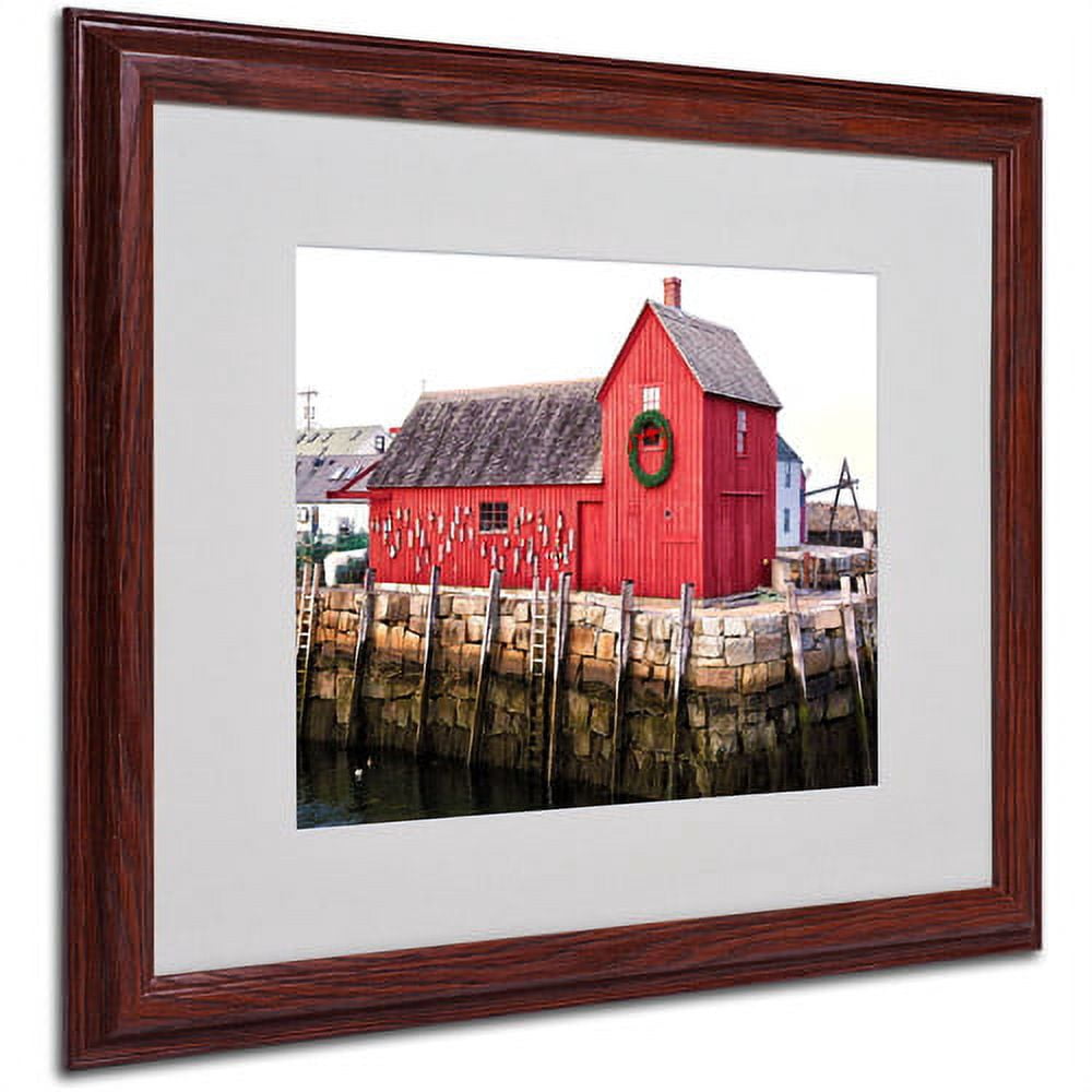 Trademark Fine Art "Boston 5" Matted Framed Art by CATeyes