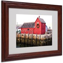 Trademark Fine Art "Boston 5" Matted Framed Art by CATeyes
