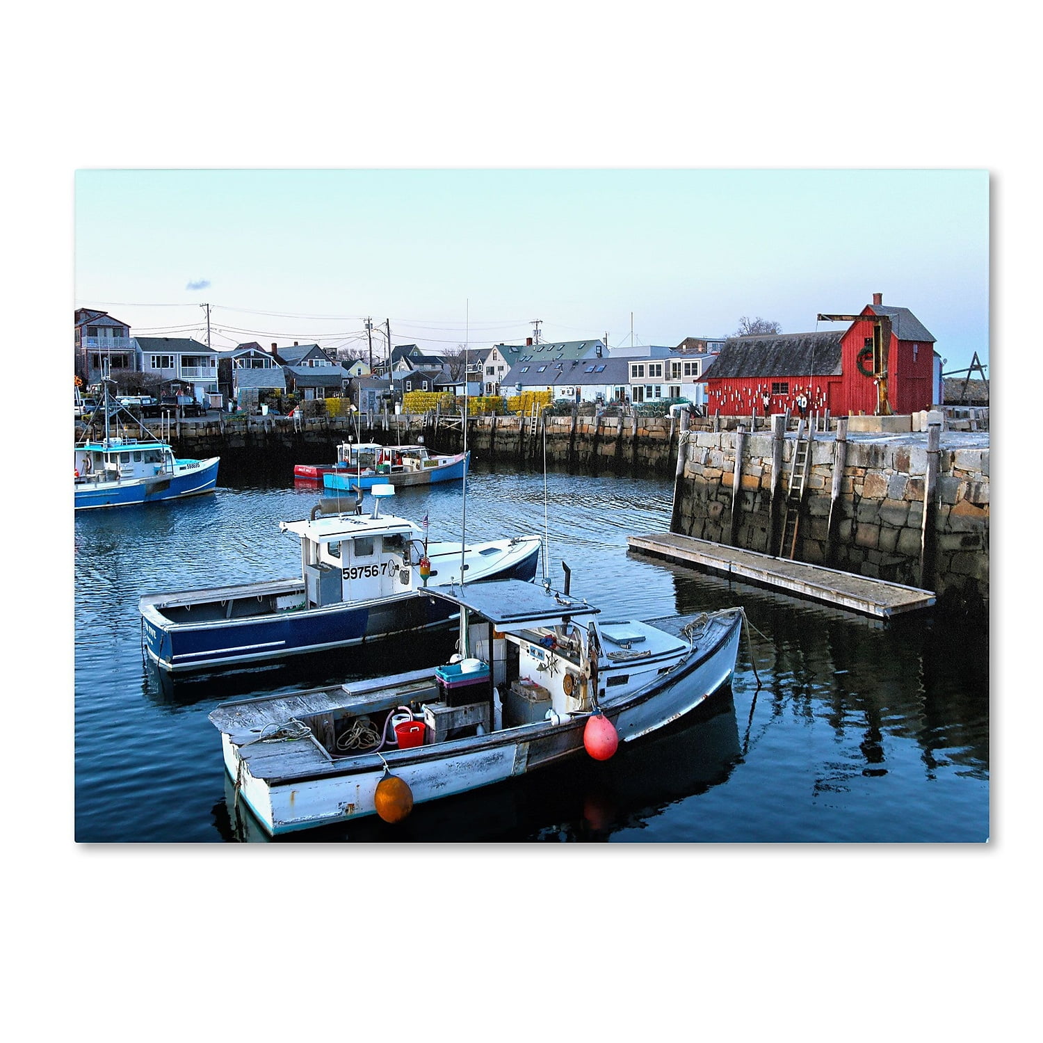 Trademark Fine Art "Boston 7" Canvas Art by CATeyes