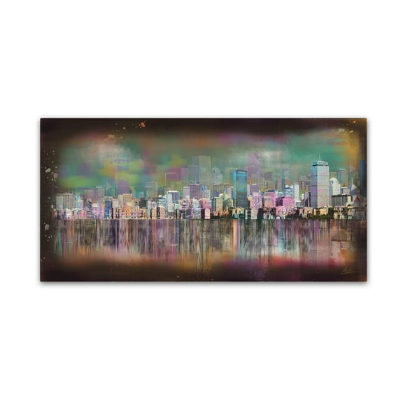 Trademark Fine Art 'Boston' Canvas Art by Ellicia Amando