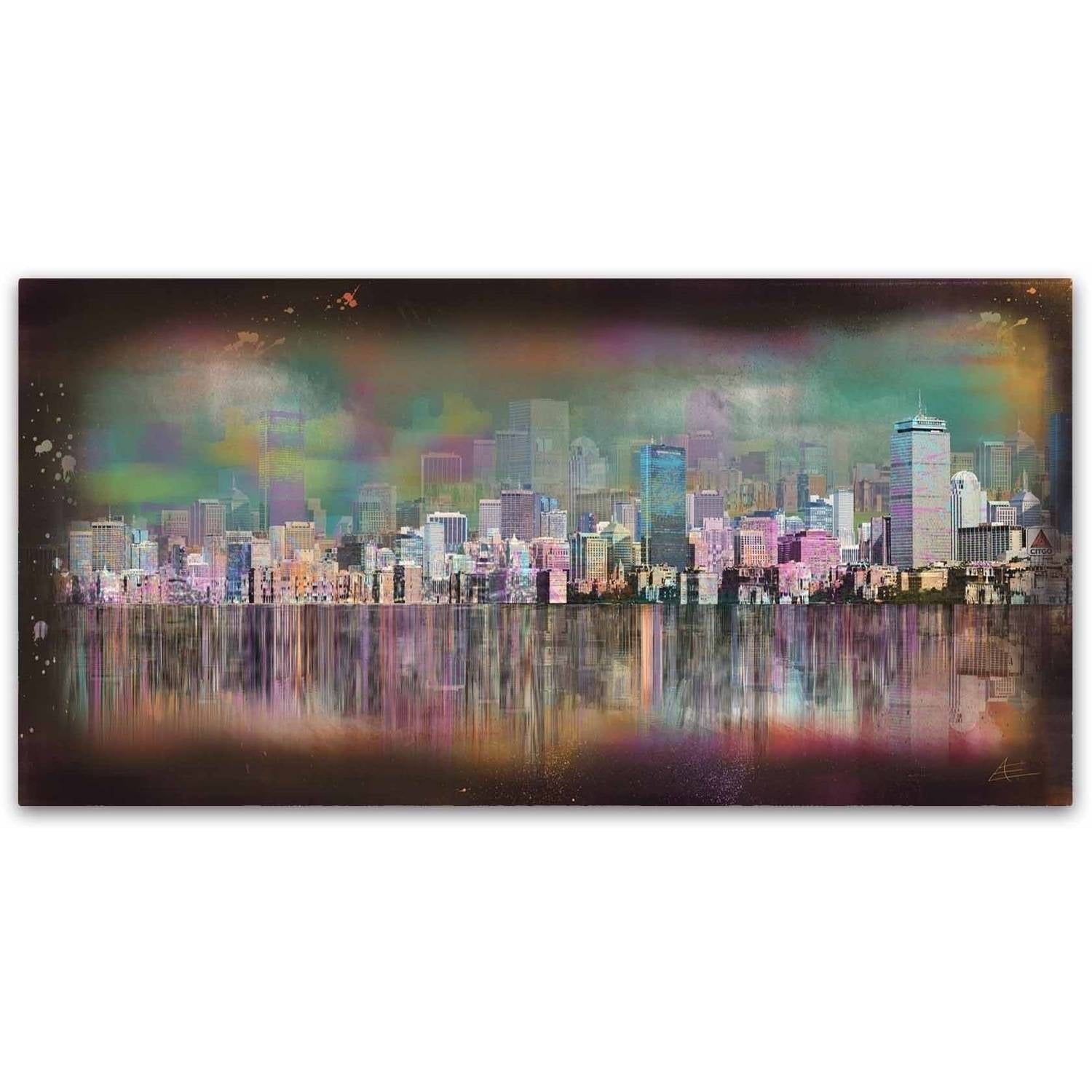 Trademark Fine Art 'Boston' Canvas Art by Ellicia Amando