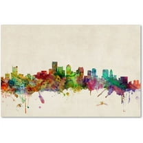 Trademark Fine Art "Boston, Massachusetts" Canvas Art by Michael Tompsett