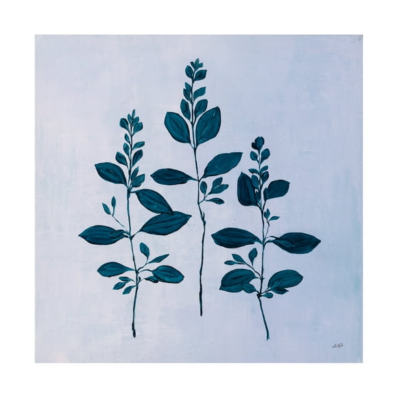 Trademark Fine Art 'Botanical Study IV Blue' Canvas Art by Julia Purinton