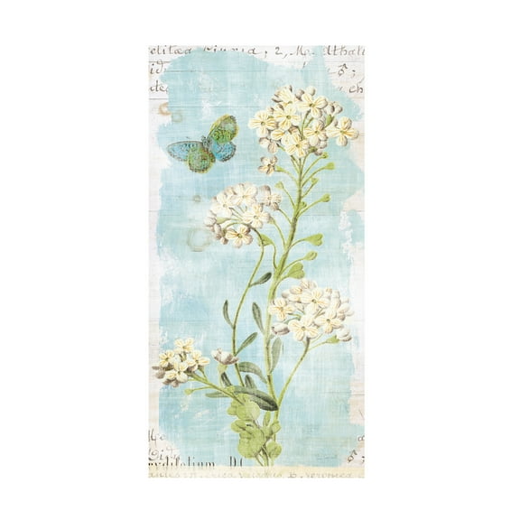 Trademark Fine Art 'Botany Blue III' Canvas Art by Sue Schlabach