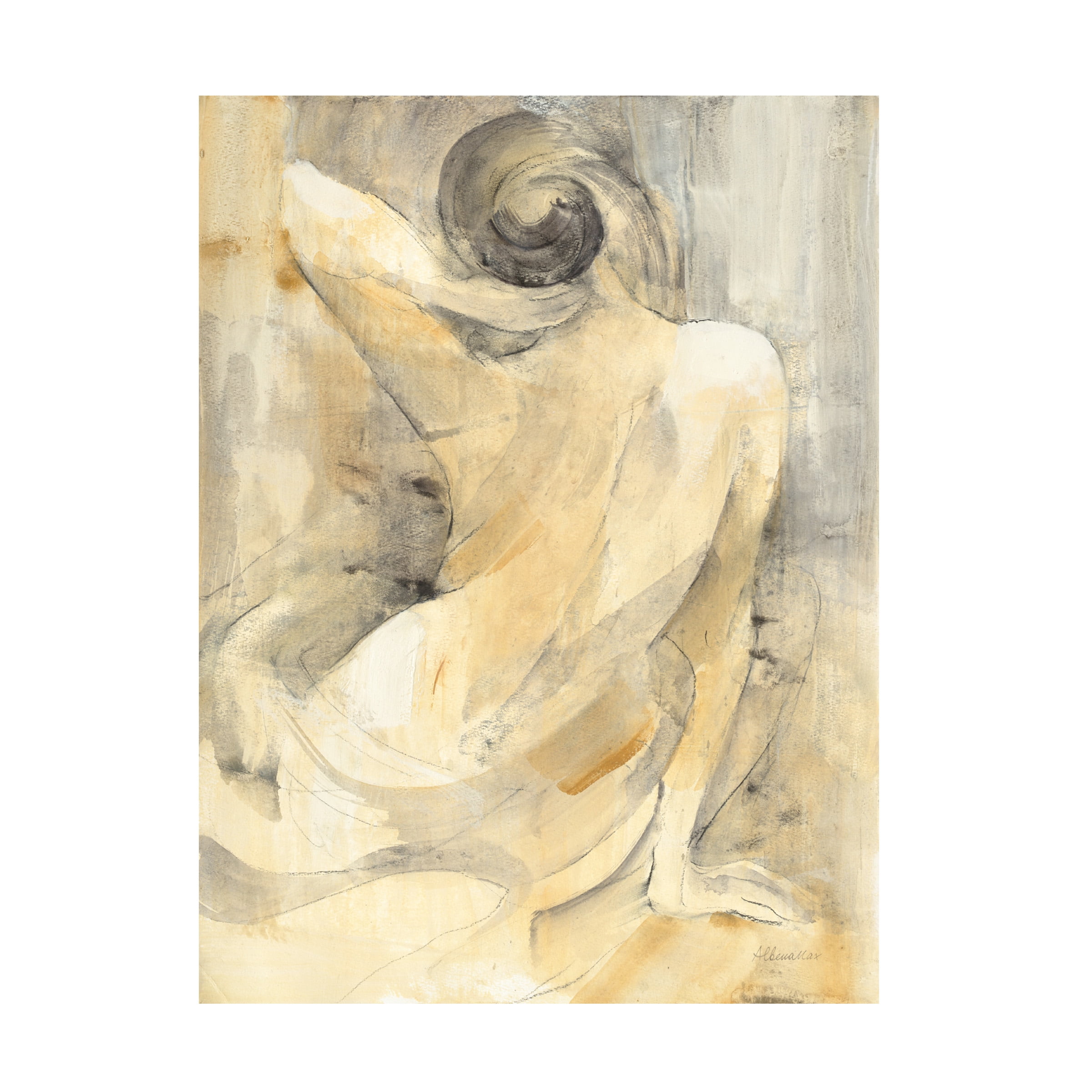 Trademark Fine Art 'Boudoir Beige II' Canvas Art by Albena Hristova