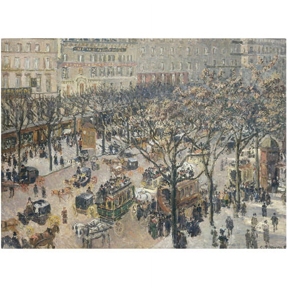 Trademark Fine Art "Boulevard des Italiens" 1897 Canvas Art by Camille Pissarro