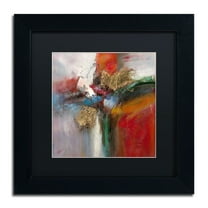 Trademark Fine Art "Bounce" Canvas Art by Ricardo Tapia, Black Matte, Black Frame
