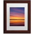 thumbnail image 1 of Trademark Fine Art "Boundary Sunset" Canvas Art by Pierre Leclerc, White Matte/Wood Frame, 1 of 4