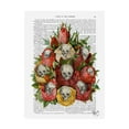 thumbnail image 1 of Trademark Fine Art 'Bouquet Of Skulls' Canvas Art by Fab Funky, 1 of 3
