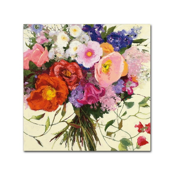 Trademark Fine Art 'Bouquet de Printemps' Canvas Art by Shirley Novak