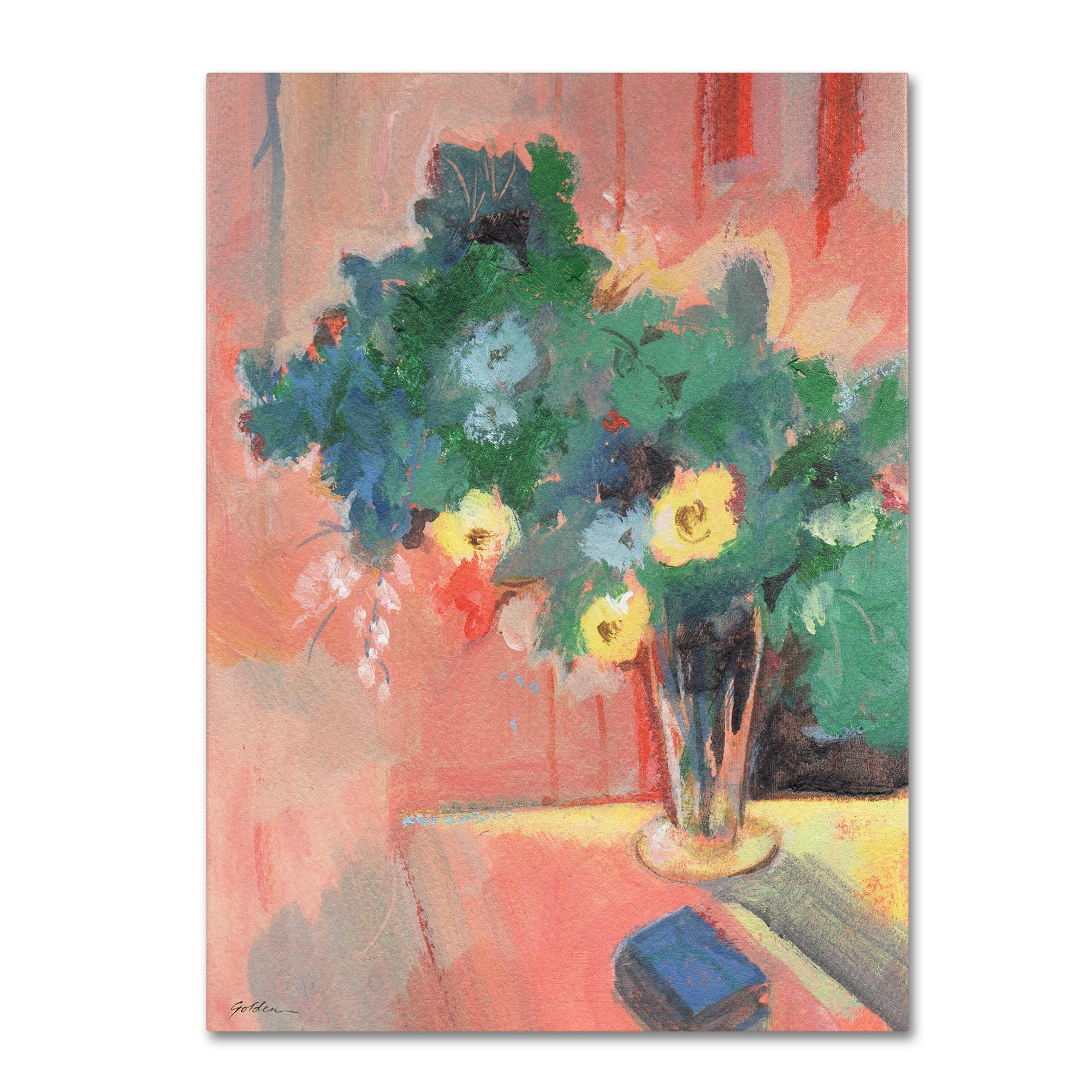 Trademark Fine Art "Bouquet for Bonnard" Canvas Art by Sheila Golden