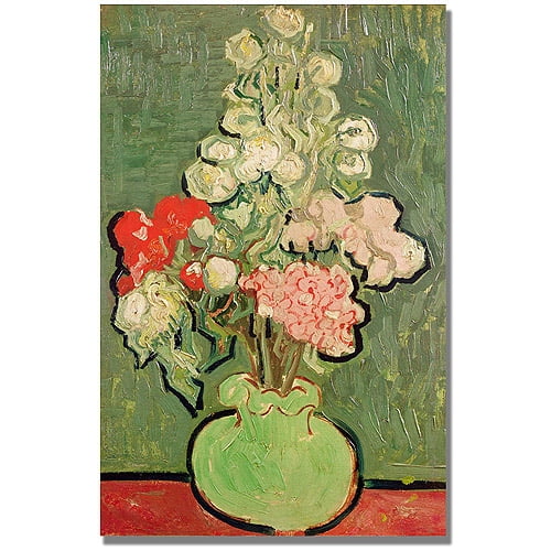 Trademark Fine Art "Bouquet of Flowers" Canvas Art by Vincent van Gogh