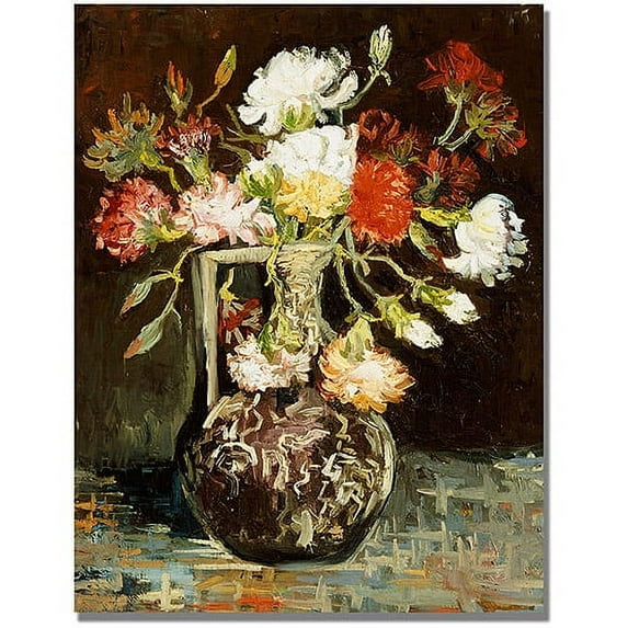 Trademark Fine Art "Bouquet of Flowers II" Canvas Art by Vincent van Gogh