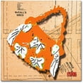 thumbnail image 1 of Trademark Fine Art "Bow Purse White on Orange" Canvas Art by Roderick Stevens, 1 of 4