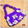 thumbnail image 1 of Trademark Fine Art "Bow Purse White on Purple" Canvas Art by Roderick Stevens, 1 of 3